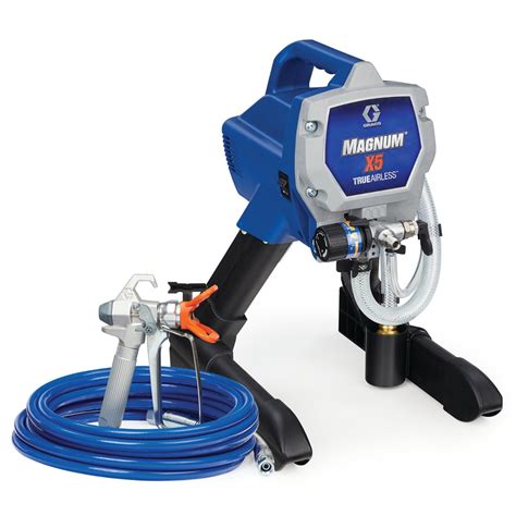 The Magnum X7 Airless Sprayer is part of Graco's Project Series of sprayers. . Graco magnum x5 airless paint sprayer